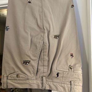 MEN’S POLO KHAKI PANTS W/MATCHING CAP! NEVER WORN!